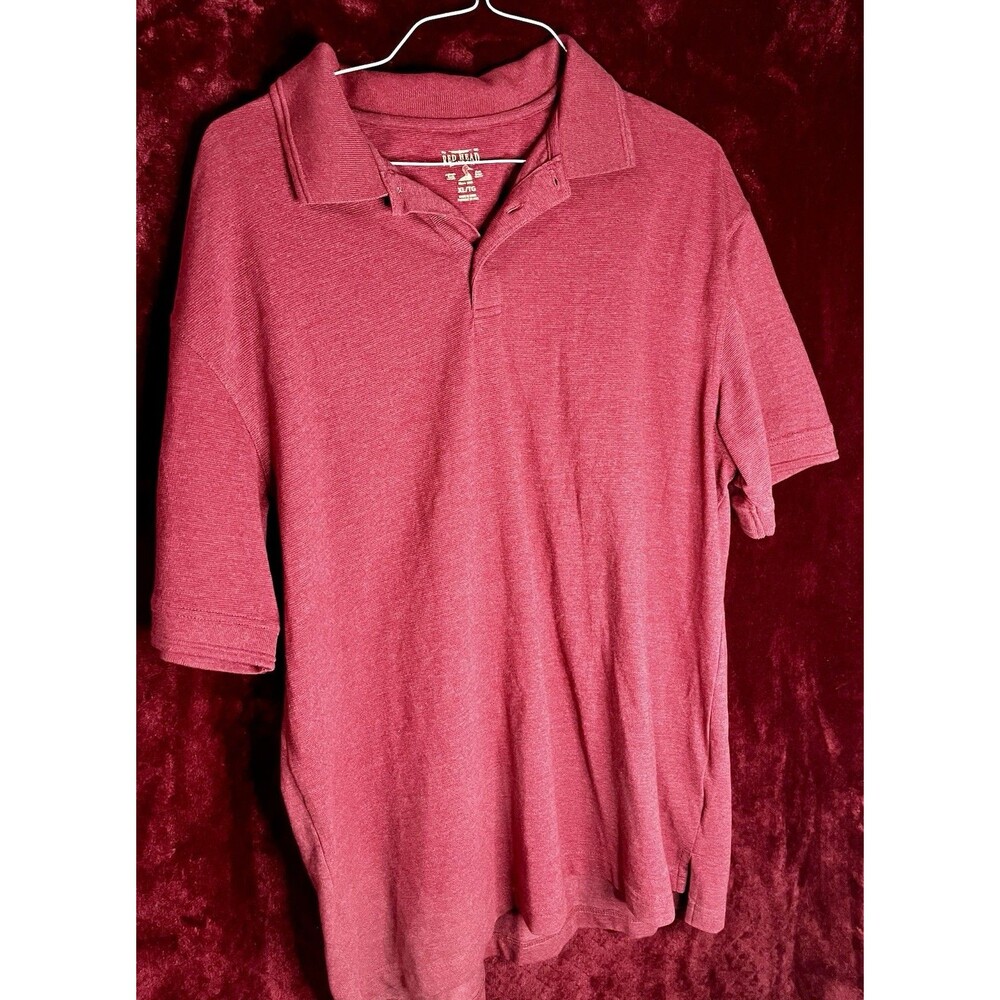 RedHead Polo Shirt Mens Adult XL Red Outdoors Casual